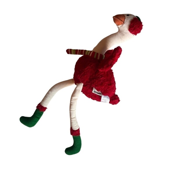Pier 1 Imports Plush Stuffed Animal Christmas Holiday Ostrich Bird 19” Shelf Sit - Picture 8 of 10